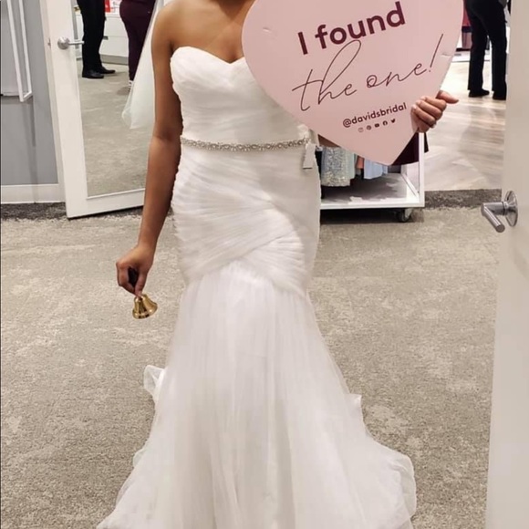 David’s Bridal Wedding Dress bought on clearance - Picture 1 of 2